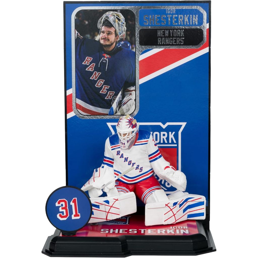 McFarlane Toys - Igor Shesterkin (New York Rangers) NHL 7in Posed Figure McFarlane's SportsPicks