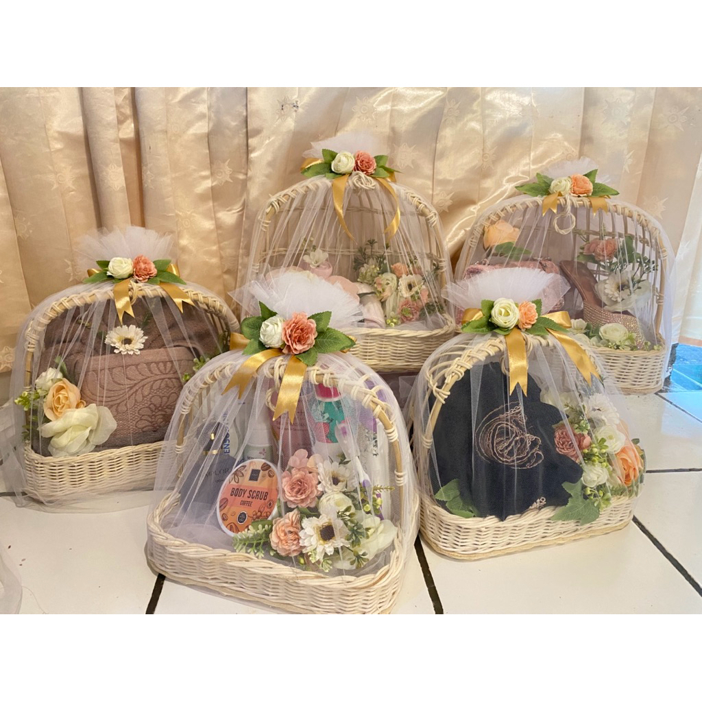 Custom Seserahan/Hantaran Lamaran/Pernikahan Keranjang