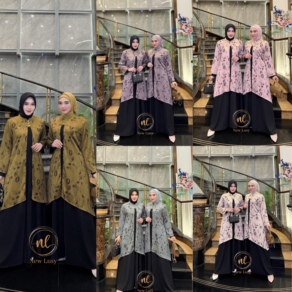 LuxuryFashion READY GAMIS DRESS WANITA SHELLA BY NEW LUSY BEST SELLER