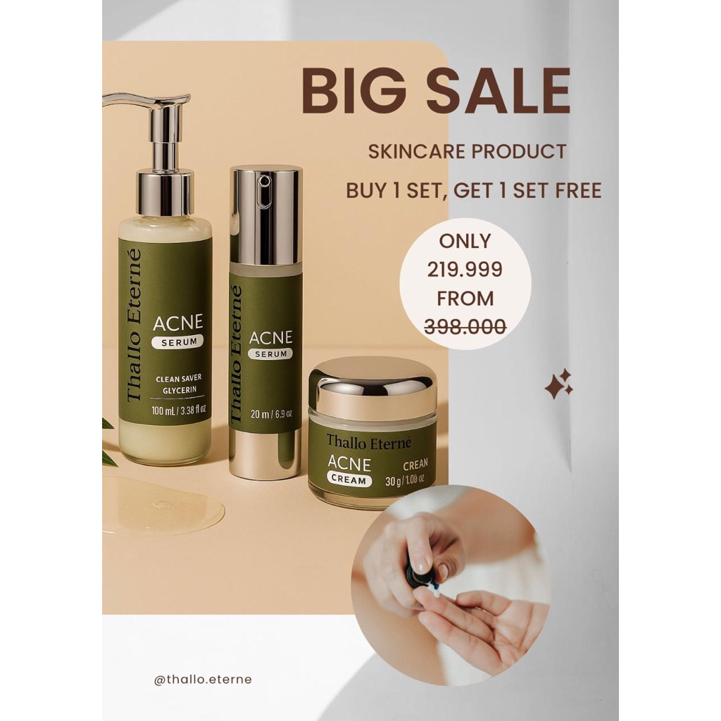 Thallo Acne Set - Buy 1 Get 1 (Bundling)