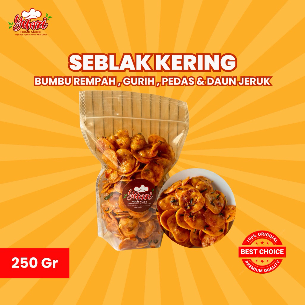 Yunzi- Seblak Kering Pedas - Seblak Kering Kerupuk Oren - Seblak Kering Bantet - Seblak Kering Bante