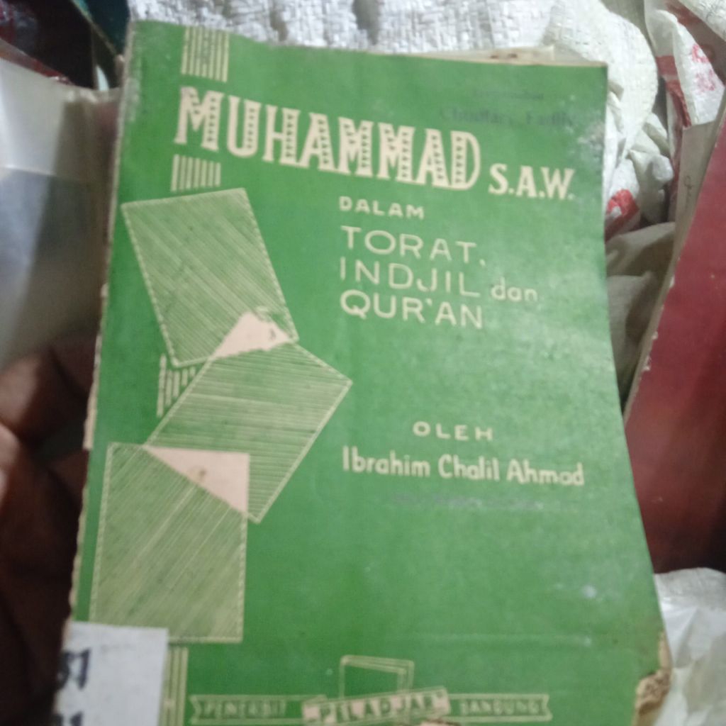 buku Muhammad Saw dalam Torat, Indjil dan Qur'an, buku original jadul tahun 1969