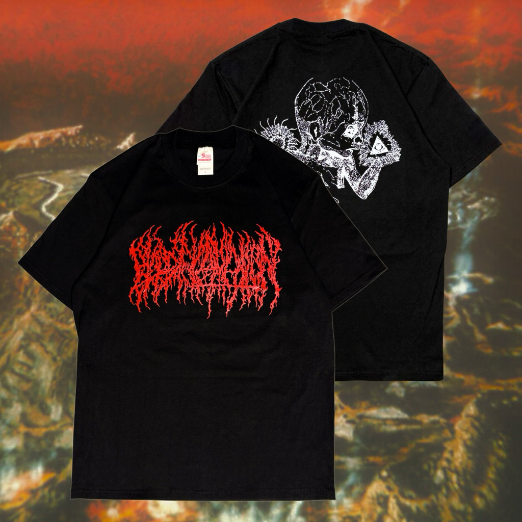 Blood incantation - RED logo tshirt