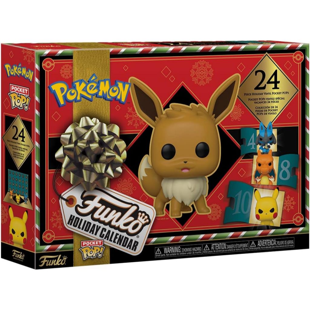 FUNKO POP ADVENT CALENDAR: POKEMON - 24 DAYS OF SURPRISES - COLLECTIBLE VINYL MINI FIGURES -