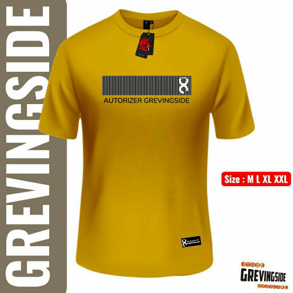 kaos distro original 100% // kaos grevingside local brand // kaos pria terbaru  // kaos motif simple