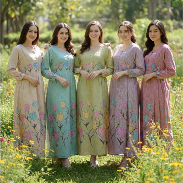 Batik HAP - Daster Chibi Lengan Panjang LD 110 H.A.P