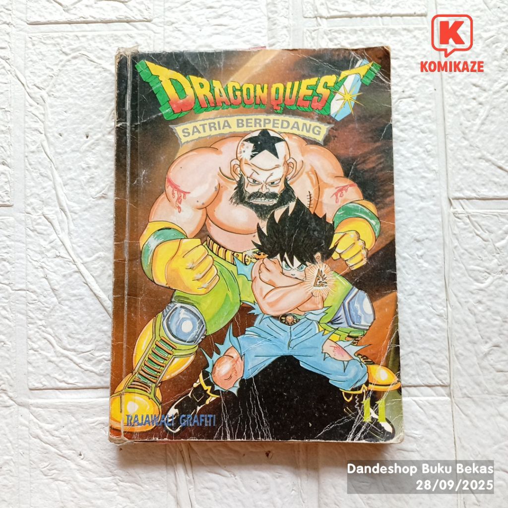 Dragon Quest Satria Berpedang - Komik Manga Bekas Original Cabutan Rajawali Grafiti