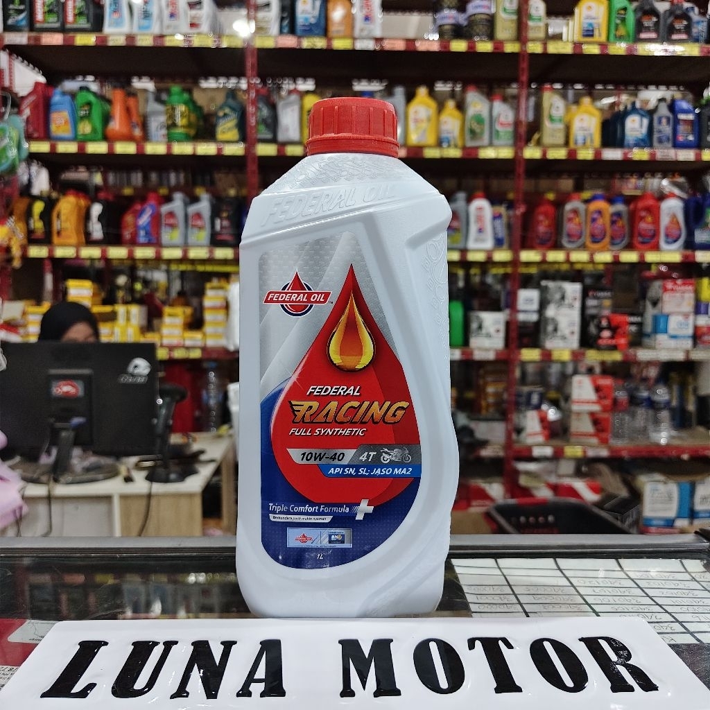 Oli Federal Racing 1lt 10W-40 4T 100% Original