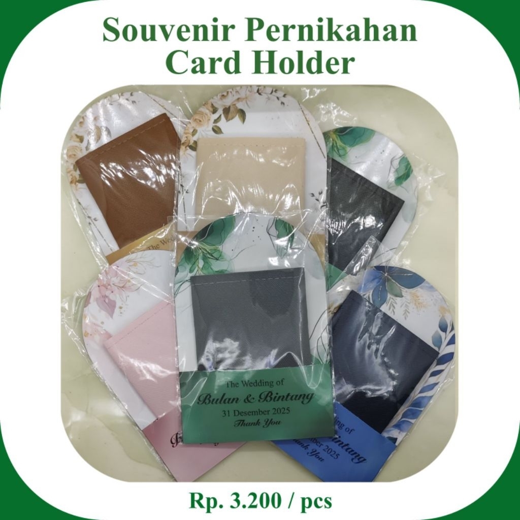Souvenir Pernikahan Card Holder | Card Holder | Souvenir Pernikahan | Dompet Kartu
