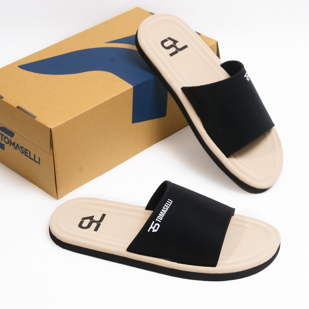 Tomaselli Sandal Selop Pria Vittoria - Krem