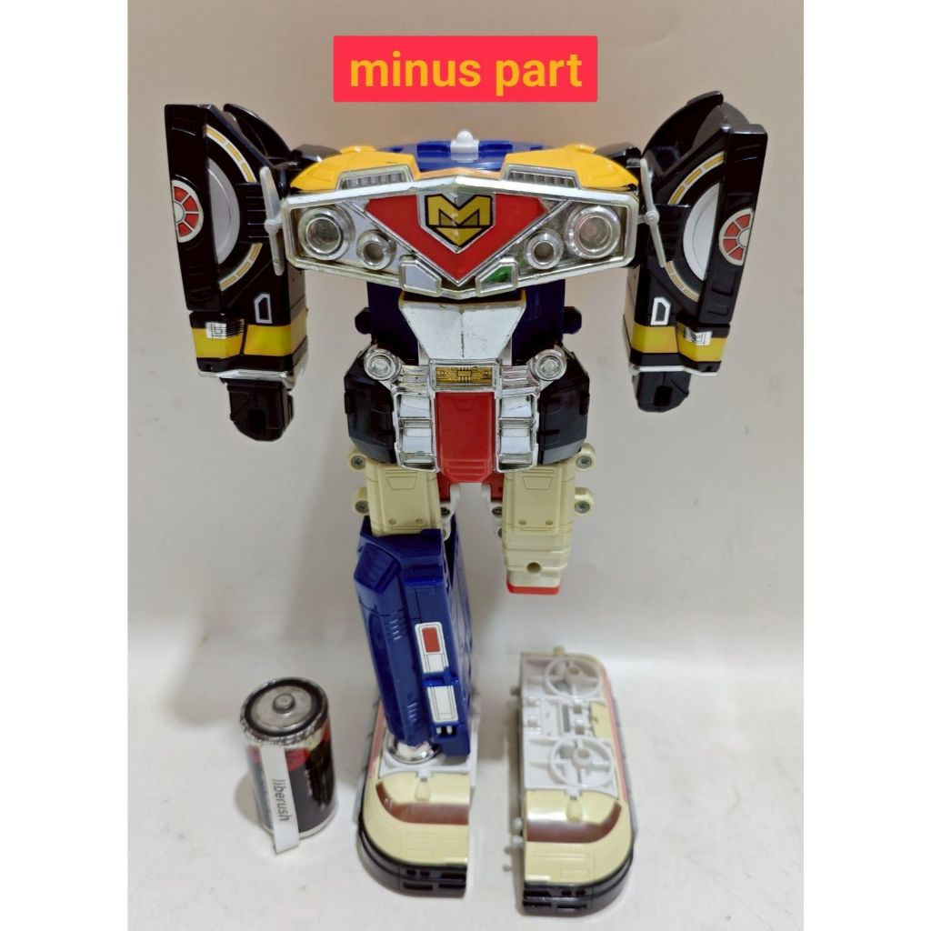 not complete Bandai dx mega voyager megaranger denji sentai power rangers in space action figure rob