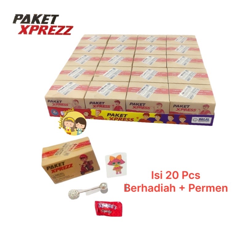 [GROSIR] Mainan Paket Xprezz 20 x 10gr – Berhadiah Mainan & Permen Lucu | Jadoel_Snack
