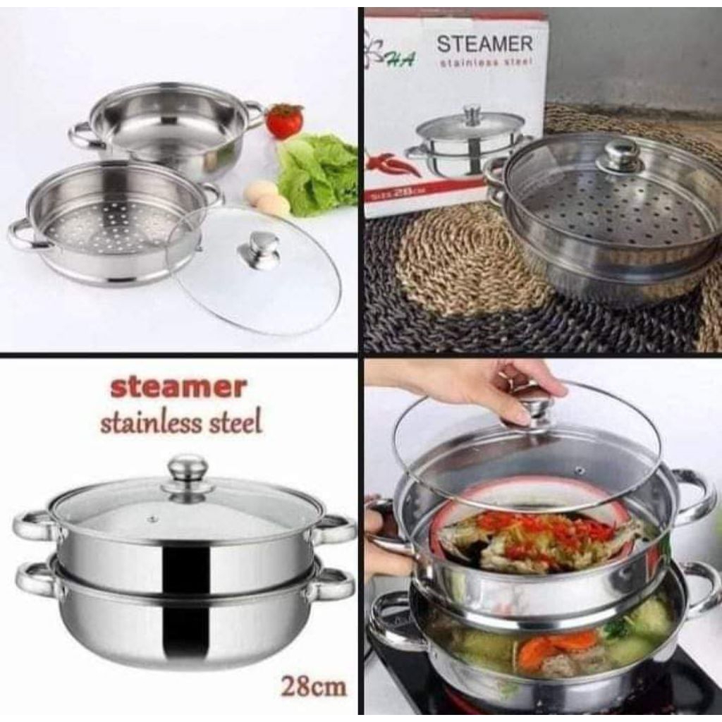 Panci kukusan somai / kukusan 2tingkat