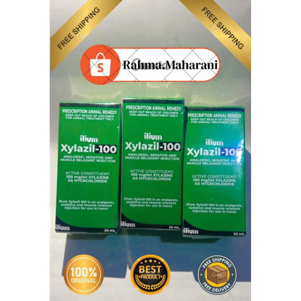 XYLAZIL-100 ILIUM ASLI ORIGINAL UNTUK HEWAN TERNAK ASLI