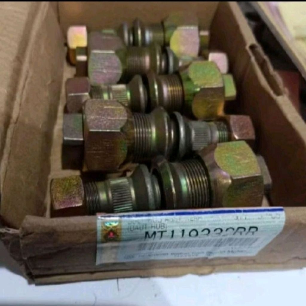 1 Biji Baut Roda ps100 ps120 Dobel Belakang Original Ktb.