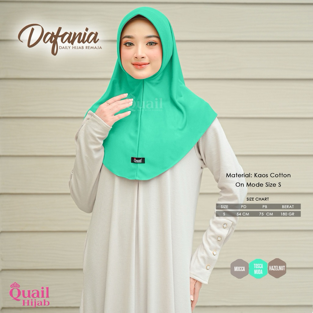 Quail Hijab - DAFANIA HIJAB INSTAN ORI QUAIL