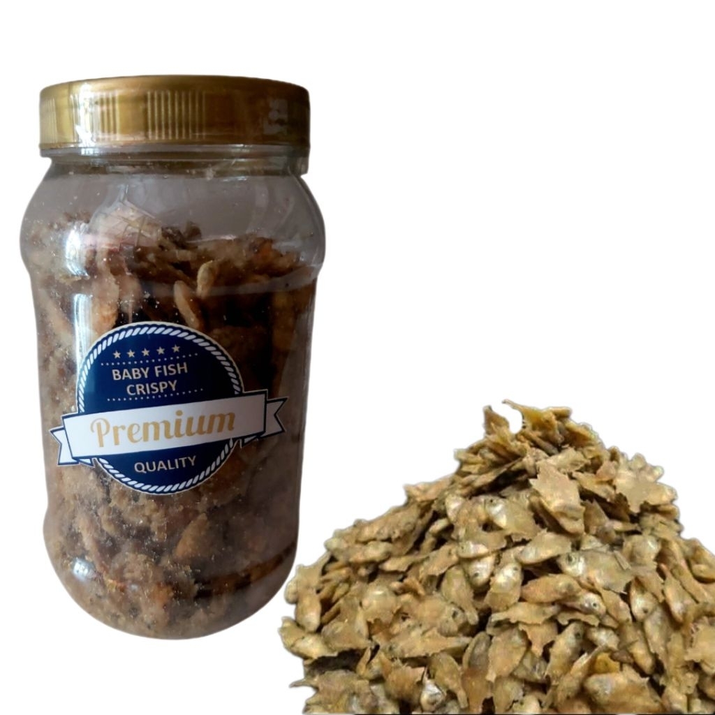 Kriuk Baby Fish Wader Crispy Ngeunah Premium Snack Lauk Wader