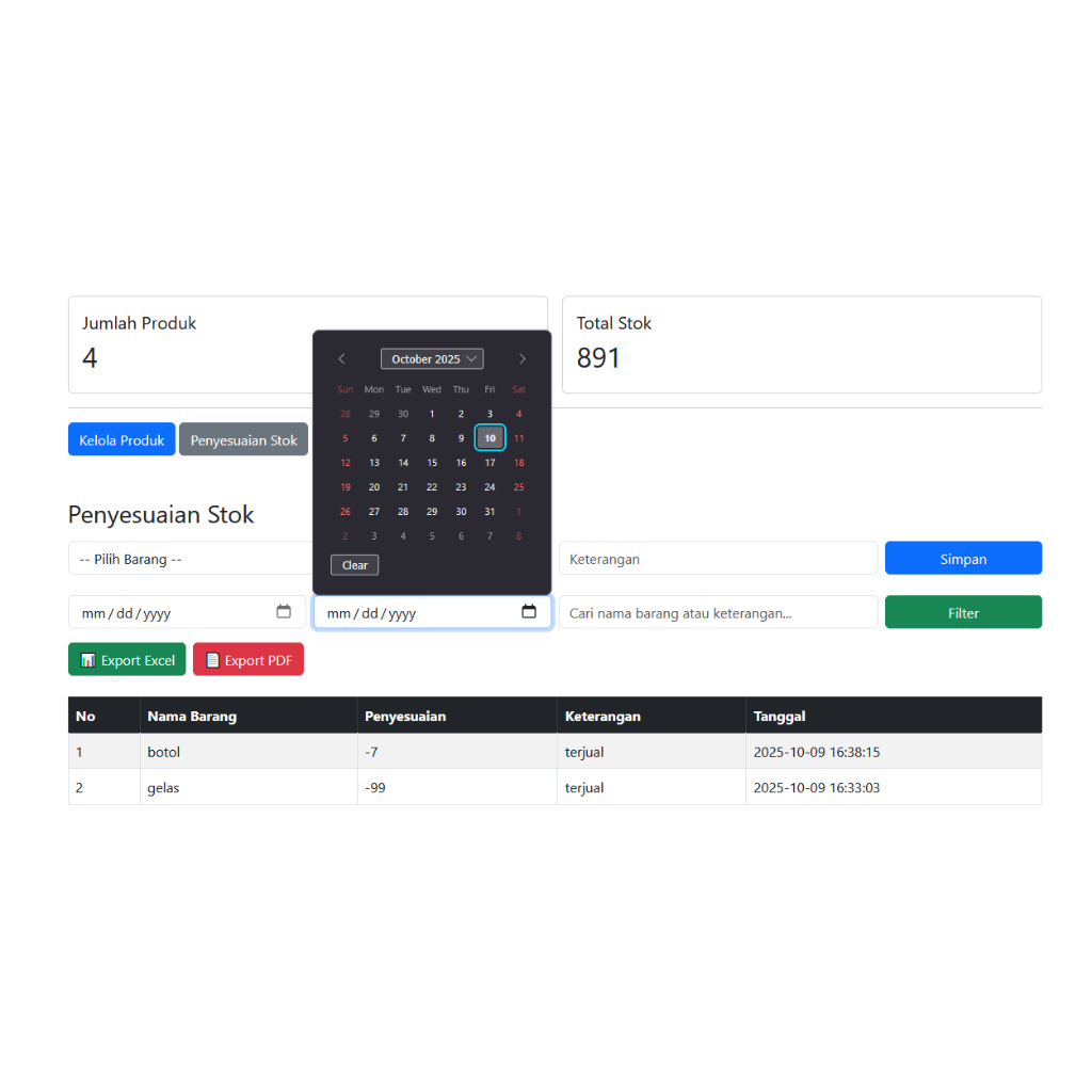 aplikasi manajemen stok gudang inventory berbasis web