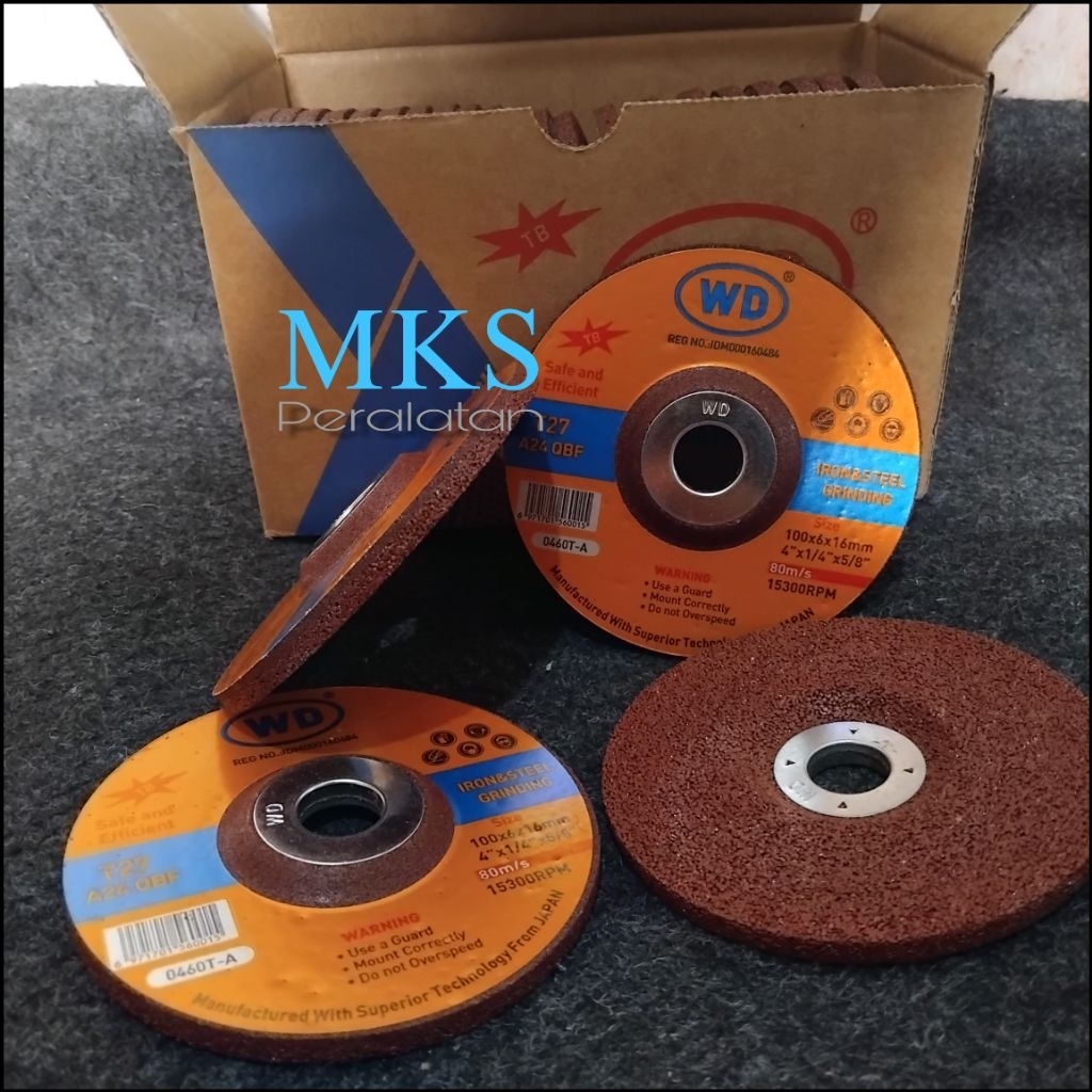 WD Poles 4" | Mata Gerinda Batu Poles 4" Merk WD 100% Original - Harga Per 1 Pcs