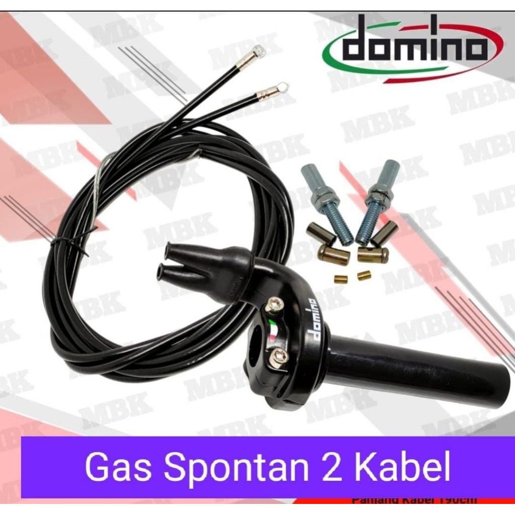 Gas Spontan Domino 2 Kabel / Gas spontan 2 Kabel "Domino" 190cm