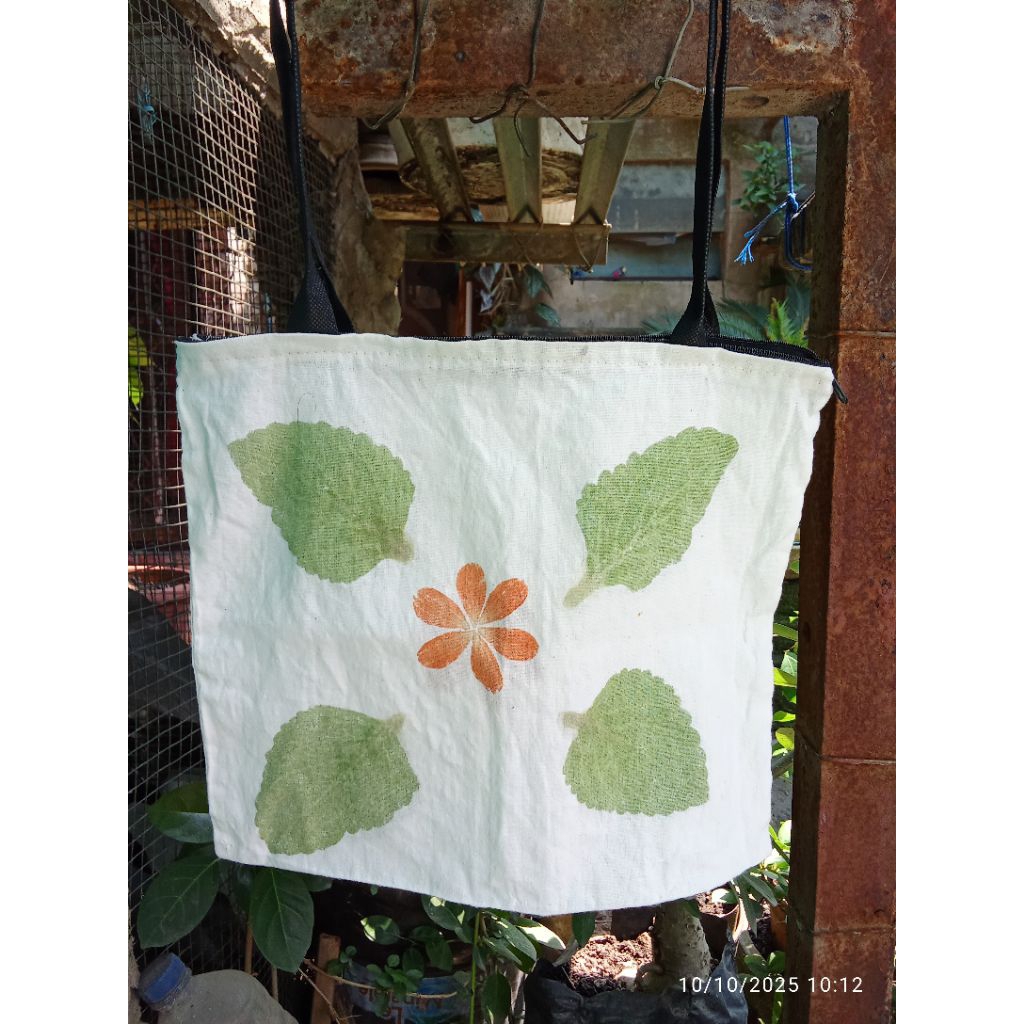 Totebag ecoprint