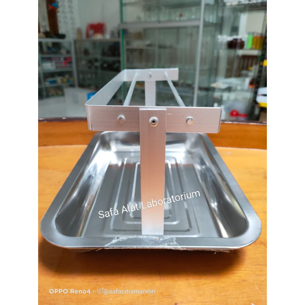 Rak Pengecetan Laboratorium Rak Pewarnaan Ba