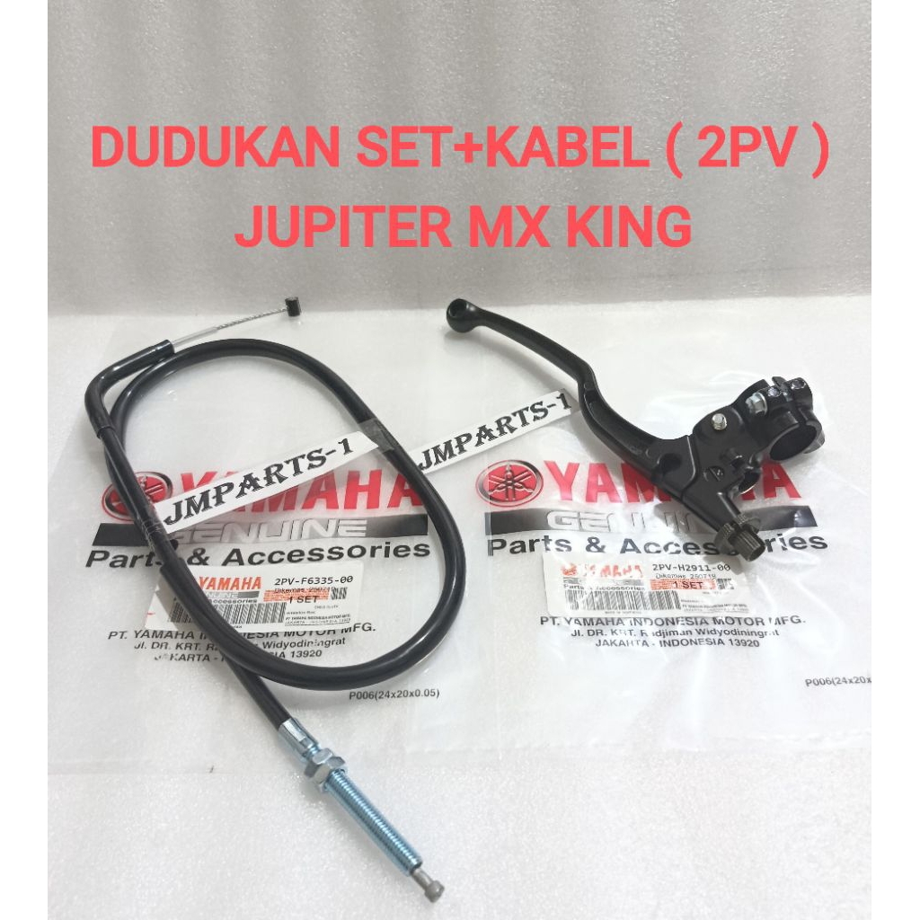 DUDUKAN HANDLE SET + KABEL KOPLING ( 2PV ) YAMAHA JUPITER MX KING RUMAH HENDEL KIRI HIGH QUALITY KUA