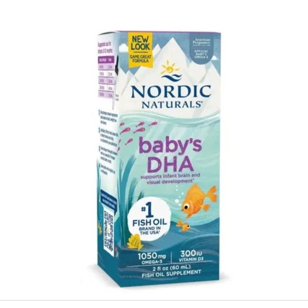 NORDIC NATURALS Baby’s DHA 60ml Suplemen Minyak Ikan untuk Bayi