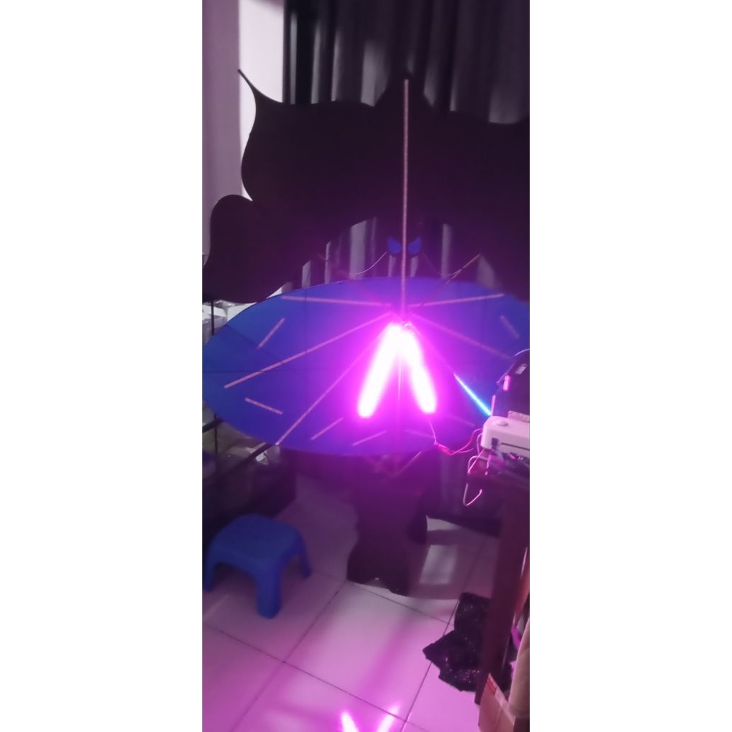 lampu layangan LED strip 1set tinggal pasang