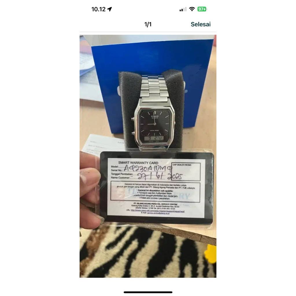 Jam Tangan Wanita Casio Analog Digital