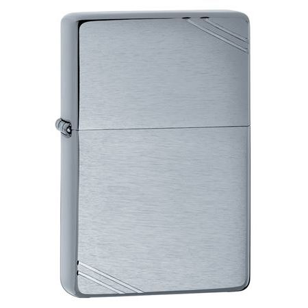 Zippo Original 230 Brushed Chrome Vintage 1935 with Slashes