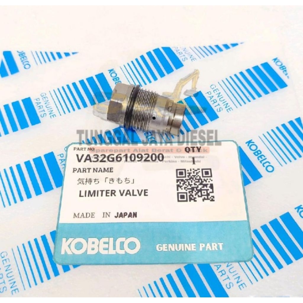 Sensor Limiter Valve Commonrail Kobelco SK130-8 SK130 VA32G6109200 Limiter Common Rail Kobelco