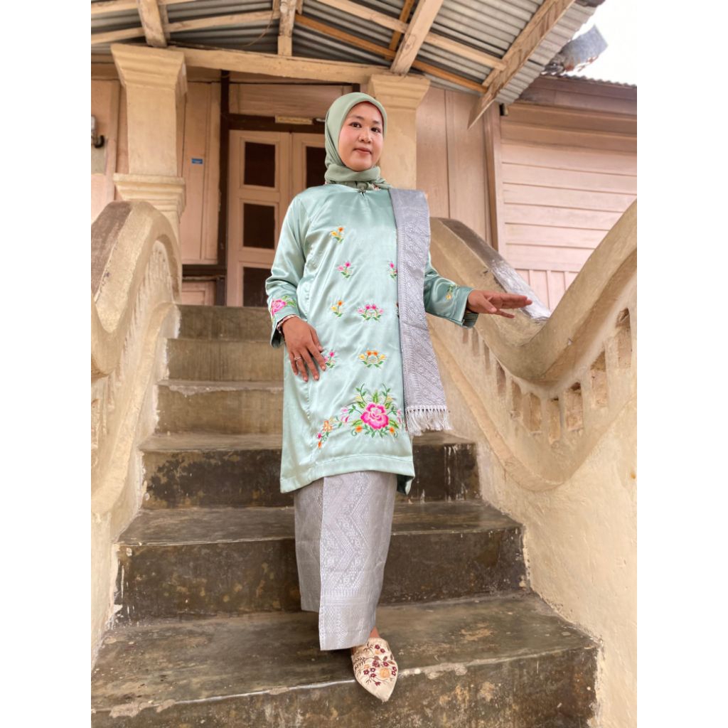 set basiba bordir benang emas