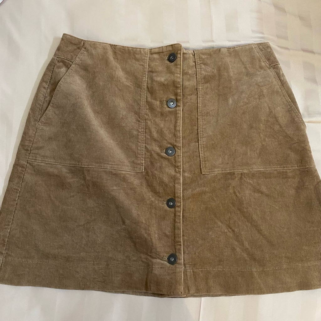 [Preloved] Rok corduroy uniqlo