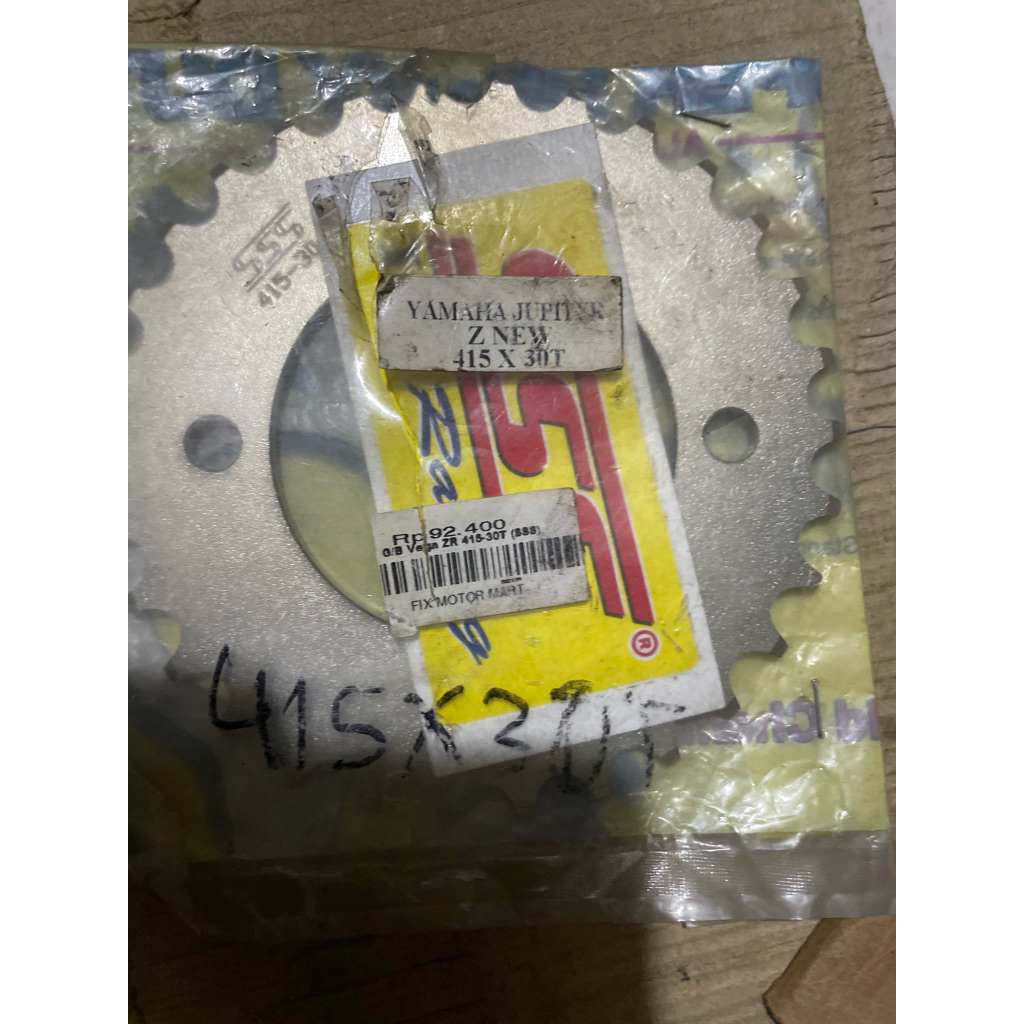 Gear Belakang SSS 415 30T Yamaha Jupiter Z New Gir Triple S