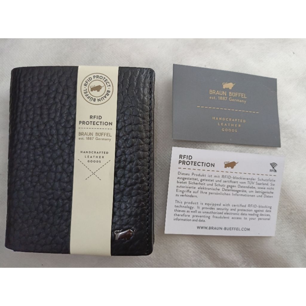 Braun Buffel bifold wallet authentic