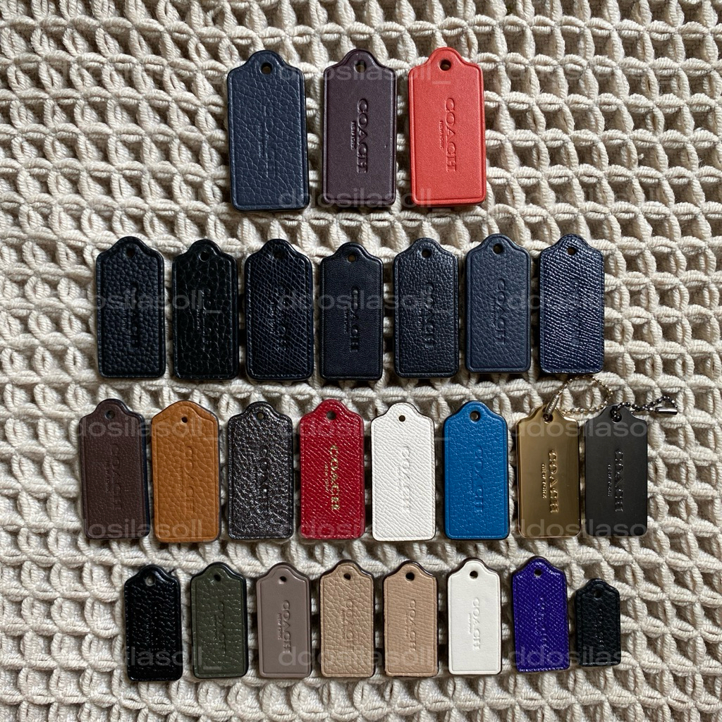 [ORIGINAL 100%] COACH Hangtag New Model Bag Charm Keyring Keychain Keyfob Gantungan Tas Kunci