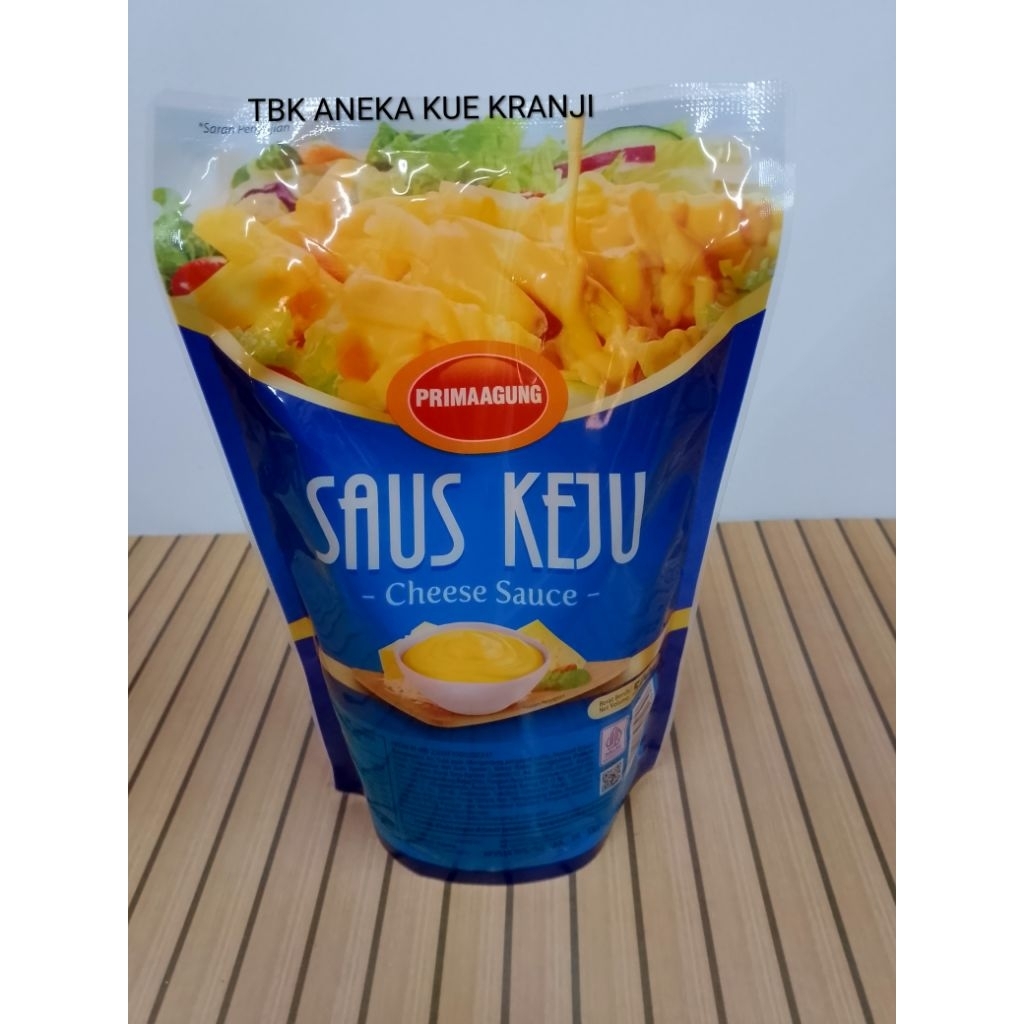 PRIMA AGUNG SAUS KEJU 500GRAM / CHEESE SAUCE / SAUS KEJU PRIMA AGUNG
