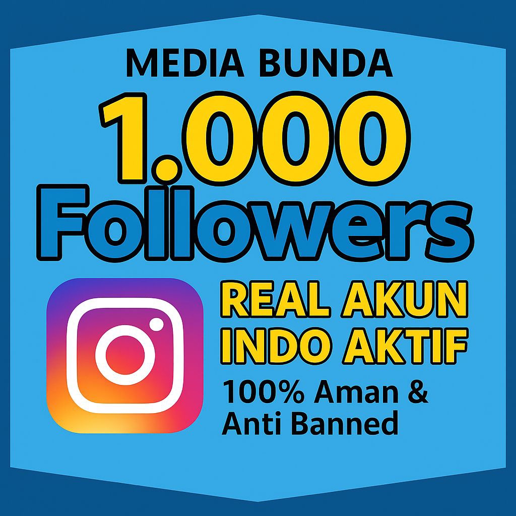 FOLLOWER INSTAGRAM REAL AKUN INDO AKTIF