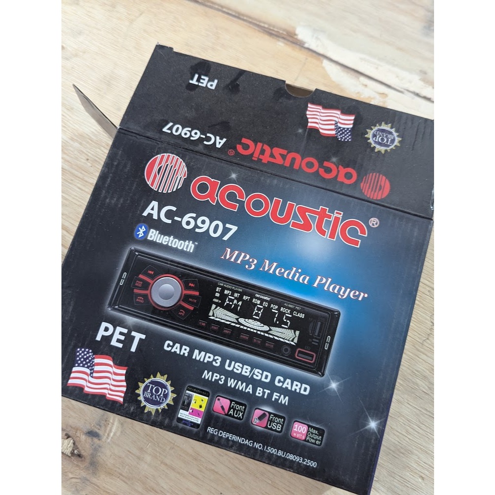 TAPE MOBIL ACOUSTIC AC-6907 PET CAR MP3 MEDIA PLAYER