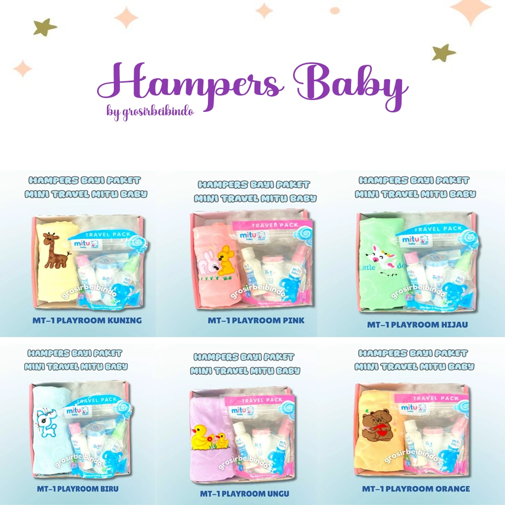 HAMPERS BAYI PAKET MINI TRAVEL MITU BABY [MT1-PLY] || KADO KELAHIRAN PREMIUM