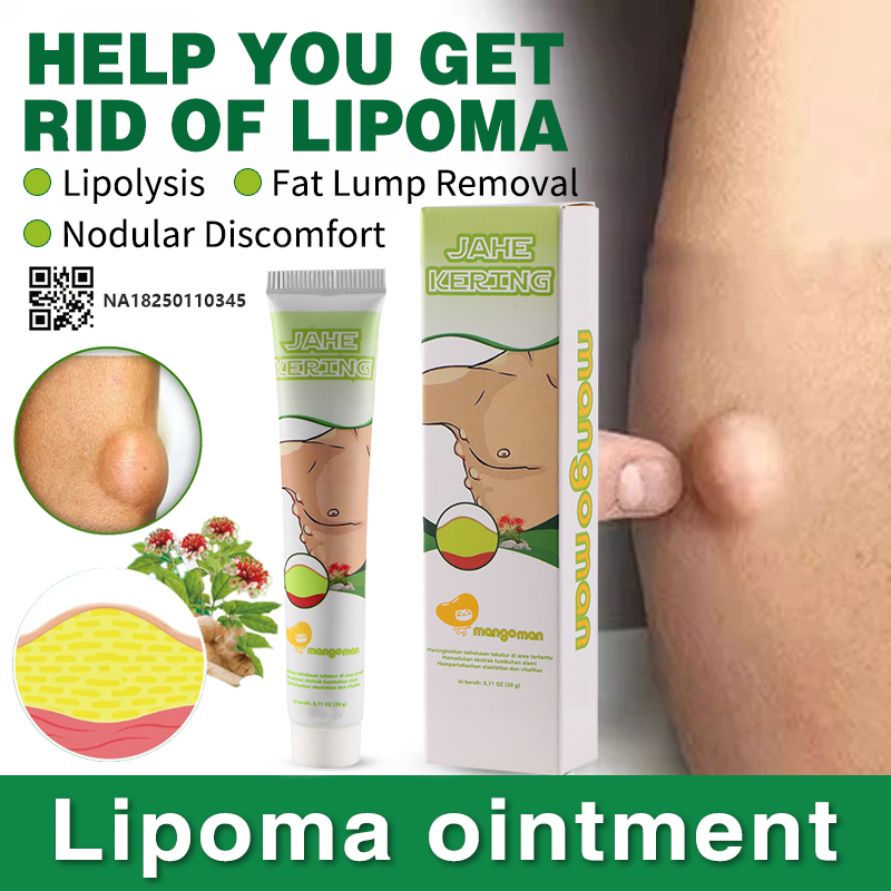 𝗢𝗥𝗜𝗚𝗜𝗡𝗔𝗟 LIPOMA CREAM - Salep Penghilang Benjolan Lemak & Kista | Detoksifikasi Limfatik untuk Area 