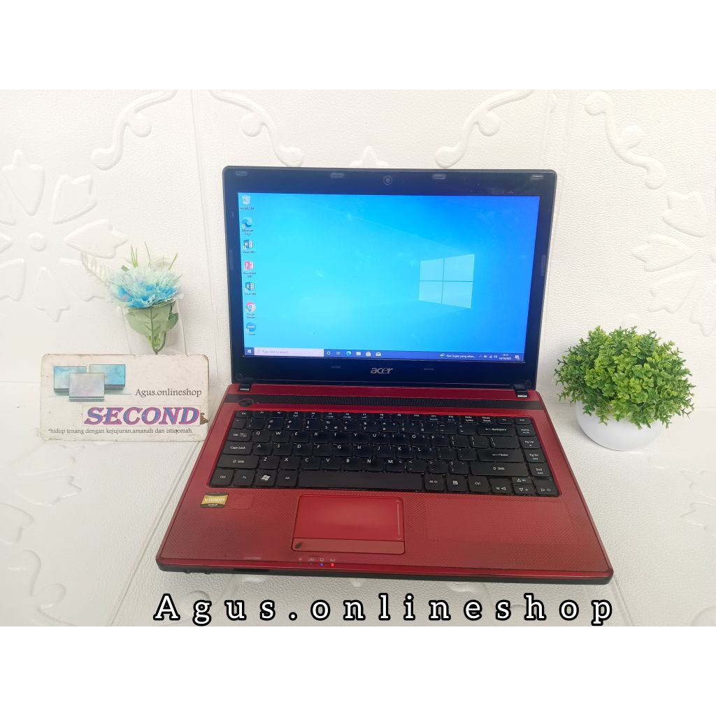 Laptop ACER 4738 AMD RAM 4GB HARDISK 160GB
