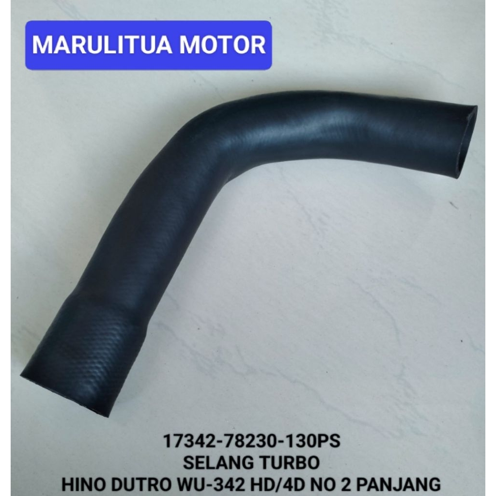 SELANG TURBO AIR HOSE UNTUK MOBIL HINO DUTRO WU-442 HD/4D NO.2 PANJANG (17342-78230-130PS)(PANJANG 3