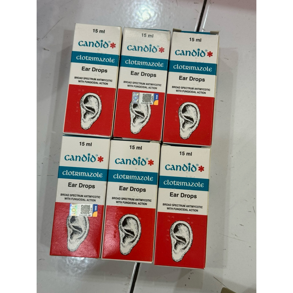 Candid Ear Drop / Tetes Telinga Antijamur (Clotrimazole) isi 15 ml (READY DAN ORIGINAL)