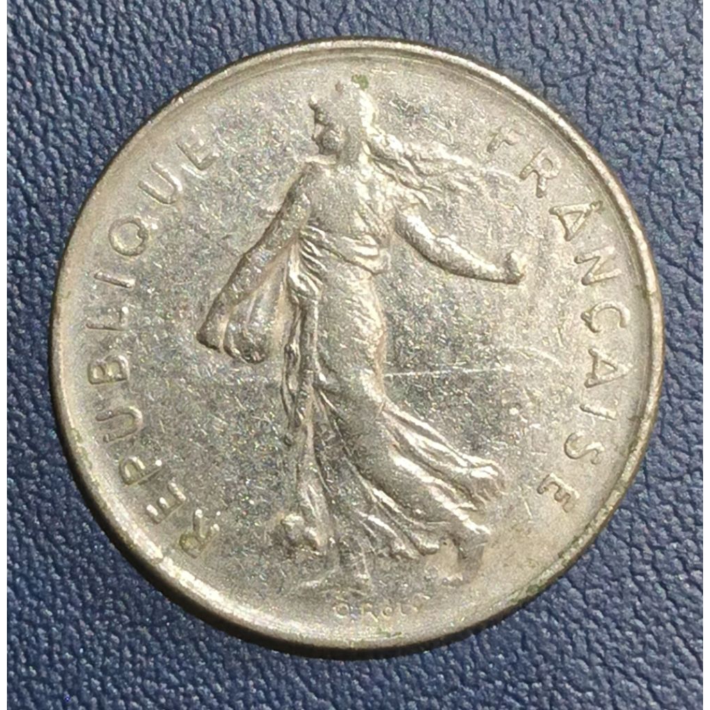 Koin Asing Francis 5 Francs