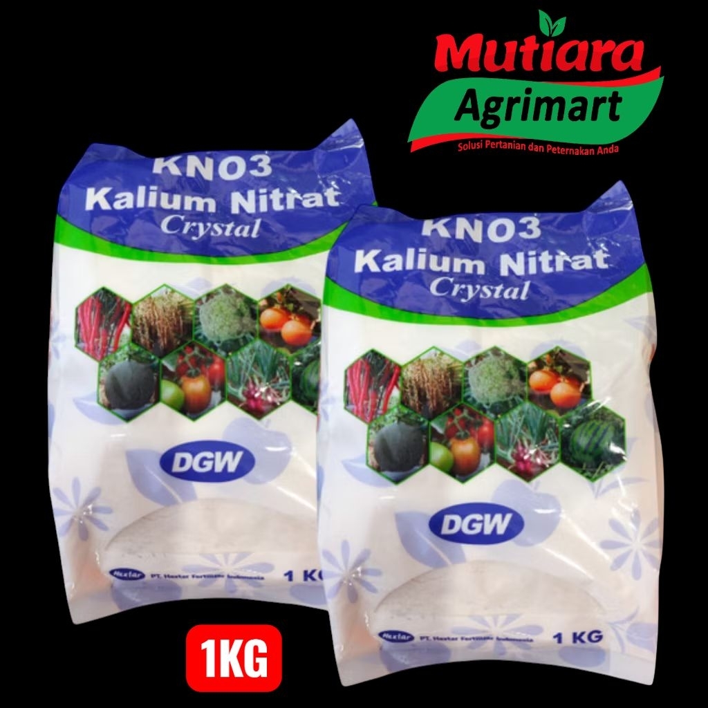 KNO3 KALIUM NITRAT CRYSTAL 1KG // KNO3 PUTIH DGW
