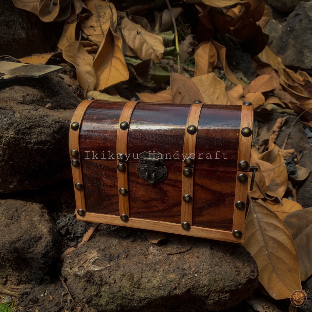 wooden box jewellery custom / kotak harta karun / kotak kayu custom / box custom / peti harta karun
