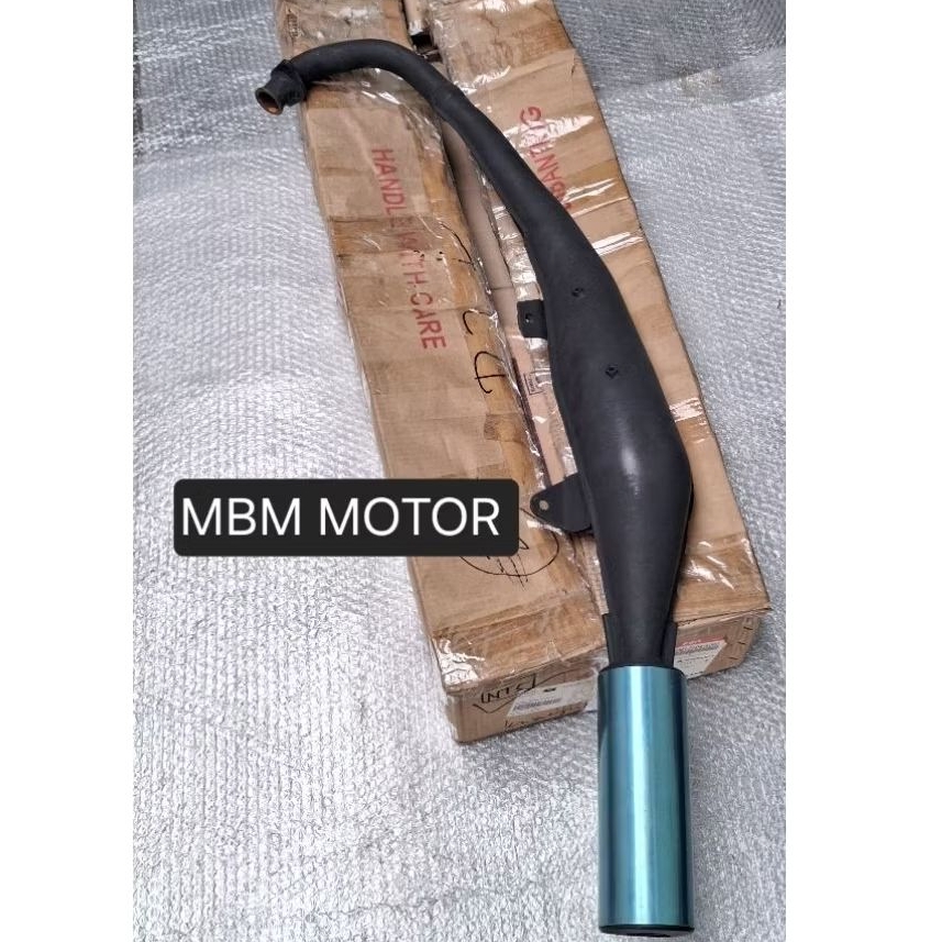 KNALPOT KENALPOT SUZUKI SATRIA 2T 2TAK LUMBA RU 120 ORI SGP INTERNASIONAL 14301-21D41L000 MUFFLER EX