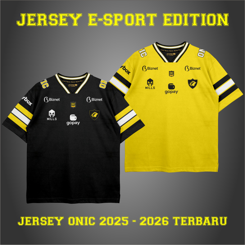 Jersey Onic Terbaru 2025 Jersey E Sport Onic Jersey Game Onic